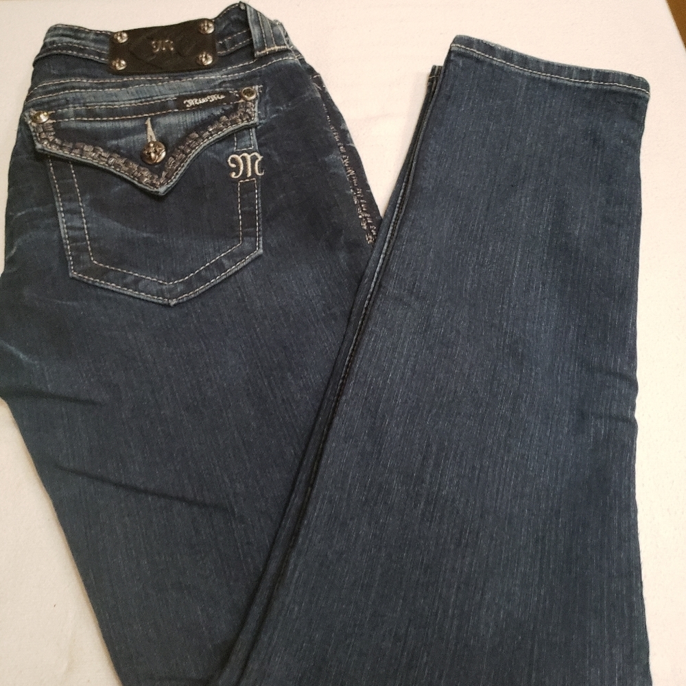 Miss Me skinny jeans dark blue